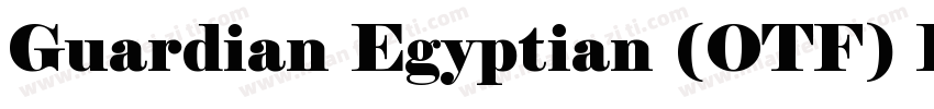 Guardian Egyptian (OTF) Regular字体转换